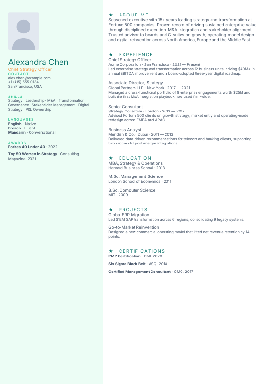 Pastel Soft — CV template preview